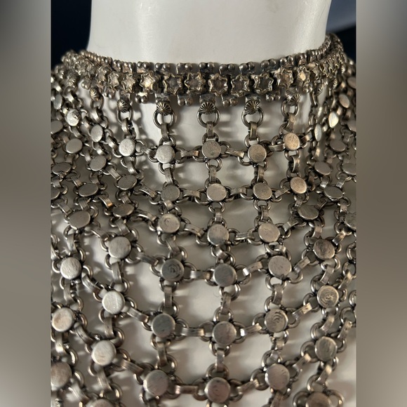 VTG chain mail bib necklace - Picture 3 of 7